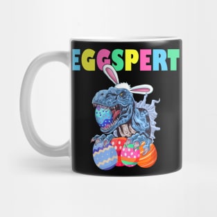 Eggspert Funny Easter Dinosaur Bunny Egg Hunt Kids Easter Costume Mug